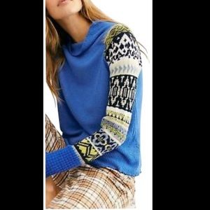 Free People Prism Swit Cowlneck Sweater - Size S